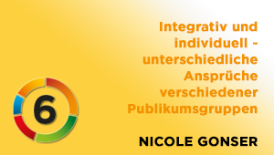 Integrativ und individuell Unterschiedliche Ansprüche verschiedener Publikumsgruppen, Dr.in Nicole Gonser, Institut für Journalismus und Management an der FH-Wien