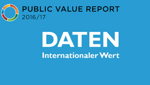 Europäische Integration – Globale Perspektive, Public Value Bericht 2016/17 - Internationaler Wert - DATEN