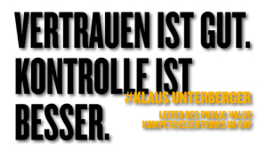 Vertrauen ist gut. Kontrolle ist besser, #Klaus Unterberger, Leiter des Public-Value-Kompetenzzentrums im ORF